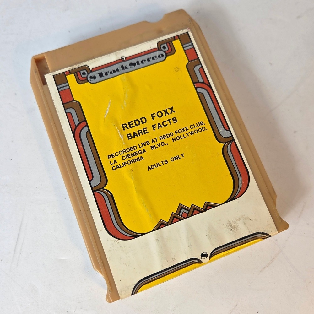 Redd Foxx Bare Facts 8-Track Tape Live at Redd Foxx Club Comedy 864 Vintage